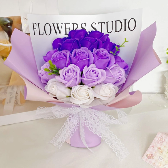 国内即日出荷大人気ソープフラワー 花束 母の日 花 敬老の日フラワーギフト バラ 人気造花ブーケ 誕生日プレゼント 枯れない花 結婚祝い記念日 卒業式