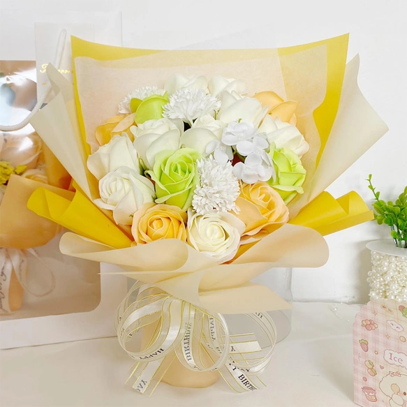 国内即日出荷大人気ソープフラワー 花束 母の日 花 敬老の日フラワーギフト バラ 人気造花ブーケ 誕生日プレゼント 枯れない花 結婚祝い記念日 卒業式