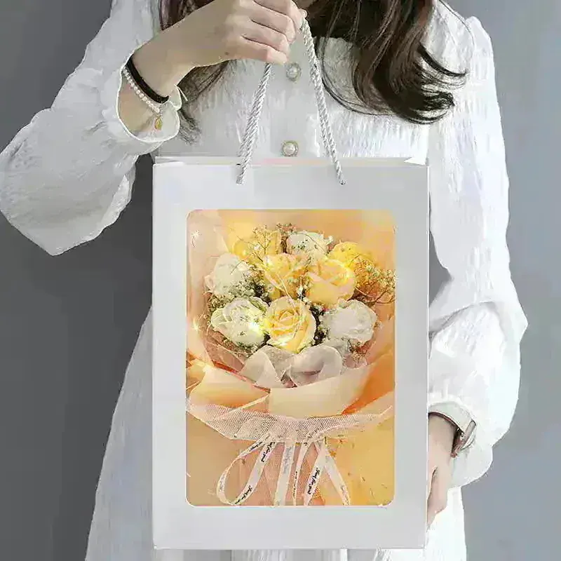 国内即日出荷大人気ソープフラワー 花束 母の日 花 敬老の日フラワーギフト バラ 人気造花ブーケ 誕生日プレゼント 枯れない花 結婚祝い記念日 卒業式