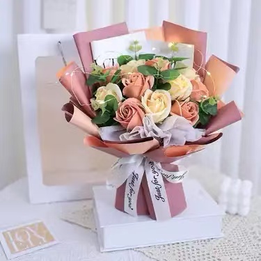 国内即日出荷ソープフラワー 枯れないお花 母の日 パラ 記念日ギフト シャボンフラワー 誕生日